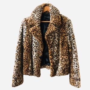 Benhaz Sarafpour X Target | Animal Print Faux Fur Coat